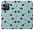 S3860 Motif à pois de noix de coco Etui Coque Housse pour OnePlus 10T