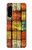 S3861 Bloc de conteneur coloré Etui Coque Housse pour Sony Xperia 5 IV