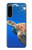 S3898 Tortue de mer Etui Coque Housse pour Sony Xperia 5 IV