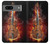 S0864 Violon feu Etui Coque Housse pour Google Pixel 7