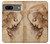 S1045 Leonardo da Vinci Femme Head Etui Coque Housse pour Google Pixel 7