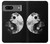 S1372 Lune Yin-Yang Etui Coque Housse pour Google Pixel 7