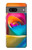 S1671 Arc en ciel coloré Rose Etui Coque Housse pour Google Pixel 7