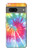 S1697 Tie Dye coloré imprimé graphique Etui Coque Housse pour Google Pixel 7