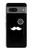 S1946 Sir Mustache Minimalisme Etui Coque Housse pour Google Pixel 7