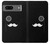 S1946 Sir Mustache Minimalisme Etui Coque Housse pour Google Pixel 7