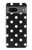 S2299 Noir Pois Etui Coque Housse pour Google Pixel 7