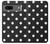 S2299 Noir Pois Etui Coque Housse pour Google Pixel 7