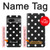 S2299 Noir Pois Etui Coque Housse pour Google Pixel 7