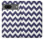 S2345 Marine Bleu Shavron Zig zag Etui Coque Housse pour Google Pixel 7