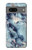 S2689 Bleu Marbre Texture Imprimé graphique Etui Coque Housse pour Google Pixel 7