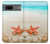 S3212 Coquilles de mer Étoile de mer Plage Etui Coque Housse pour Google Pixel 7