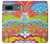 S3407 hippie Art Etui Coque Housse pour Google Pixel 7