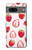 S3481 fraise Etui Coque Housse pour Google Pixel 7