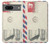 S3551 Art de l'millésimé de la poste enveloppe aérienne Etui Coque Housse pour Google Pixel 7 S3551 Art de l'millésimé de la poste enveloppe aérienne Etui Coque Housse pour Google Pixel 7