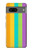 S3678 Vertical arc-en-ciel coloré Etui Coque Housse pour Google Pixel 7