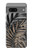 S3692 Feuilles de palmier gris noir Etui Coque Housse pour Google Pixel 7