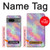 S3706 Arc-en-ciel pastel Galaxy Pink Sky Etui Coque Housse pour Google Pixel 7