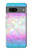 S3747 Polygone de drapeau trans Etui Coque Housse pour Google Pixel 7