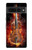 S0864 Violon feu Etui Coque Housse pour Google Pixel 7 Pro