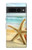 S1117 Étoiles de mer sur la plage Etui Coque Housse pour Google Pixel 7 Pro