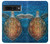 S1249 Tortue de mer Etui Coque Housse pour Google Pixel 7 Pro
