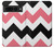S1849 Rose Noir Chevron Zigzag Etui Coque Housse pour Google Pixel 7 Pro