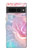 S3050 Pastel Fleurs millésimé Etui Coque Housse pour Google Pixel 7 Pro