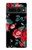 S3112 Motif floral Rose Noir Etui Coque Housse pour Google Pixel 7 Pro