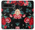 S3112 Motif floral Rose Noir Etui Coque Housse pour Google Pixel 7 Pro