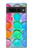 S3235 Mélange aquarelle Etui Coque Housse pour Google Pixel 7 Pro