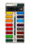 S3243 Ensemble de peinture aquarelle Etui Coque Housse pour Google Pixel 7 Pro