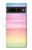 S3507 Coloré Arc-en-ciel pastel Etui Coque Housse pour Google Pixel 7 Pro