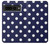S3533 Bleu à pois Etui Coque Housse pour Google Pixel 7 Pro