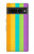 S3678 Vertical arc-en-ciel coloré Etui Coque Housse pour Google Pixel 7 Pro
