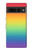 S3698 Drapeau de fierté LGBT Etui Coque Housse pour Google Pixel 7 Pro