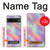 S3706 Arc-en-ciel pastel Galaxy Pink Sky Etui Coque Housse pour Google Pixel 7 Pro