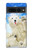 S3794 Ours polaire arctique amoureux de la peinture de phoque Etui Coque Housse pour Google Pixel 7 Pro