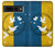 S3857 Colombe de la paix drapeau ukrainien Etui Coque Housse pour Google Pixel 7 Pro