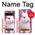 S3870 Mignon bébé lapin Etui Coque Housse pour Google Pixel 7 Pro