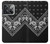 S3363 Motif Bandana Noir Etui Coque Housse pour OnePlus Ace Pro