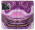S3896 Stries d'or en marbre violet Etui Coque Housse pour OnePlus Ace Pro