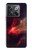 S3897 Espace nébuleuse rouge Etui Coque Housse pour OnePlus Ace Pro
