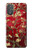 S2414 Rouge Fleur amandier Van Gogh Etui Coque Housse pour Motorola Moto G Power 2022, G Play 2023