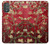 S2414 Rouge Fleur amandier Van Gogh Etui Coque Housse pour Motorola Moto G Power 2022, G Play 2023