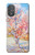 S2450 Van Gogh Fleur de Pêcher Etui Coque Housse pour Motorola Moto G Power 2022, G Play 2023
