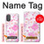 S3036 Flore de fleur rose douce Etui Coque Housse pour Motorola Moto G Power 2022, G Play 2023