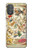 S3145 Constellation antique Carte du ciel étoilé Etui Coque Housse pour Motorola Moto G Power 2022, G Play 2023