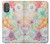S3705 Fleur florale pastel Etui Coque Housse pour Motorola Moto G Power 2022, G Play 2023