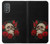 S3753 Roses de crâne gothique sombre Etui Coque Housse pour Motorola Moto G Power 2022, G Play 2023
